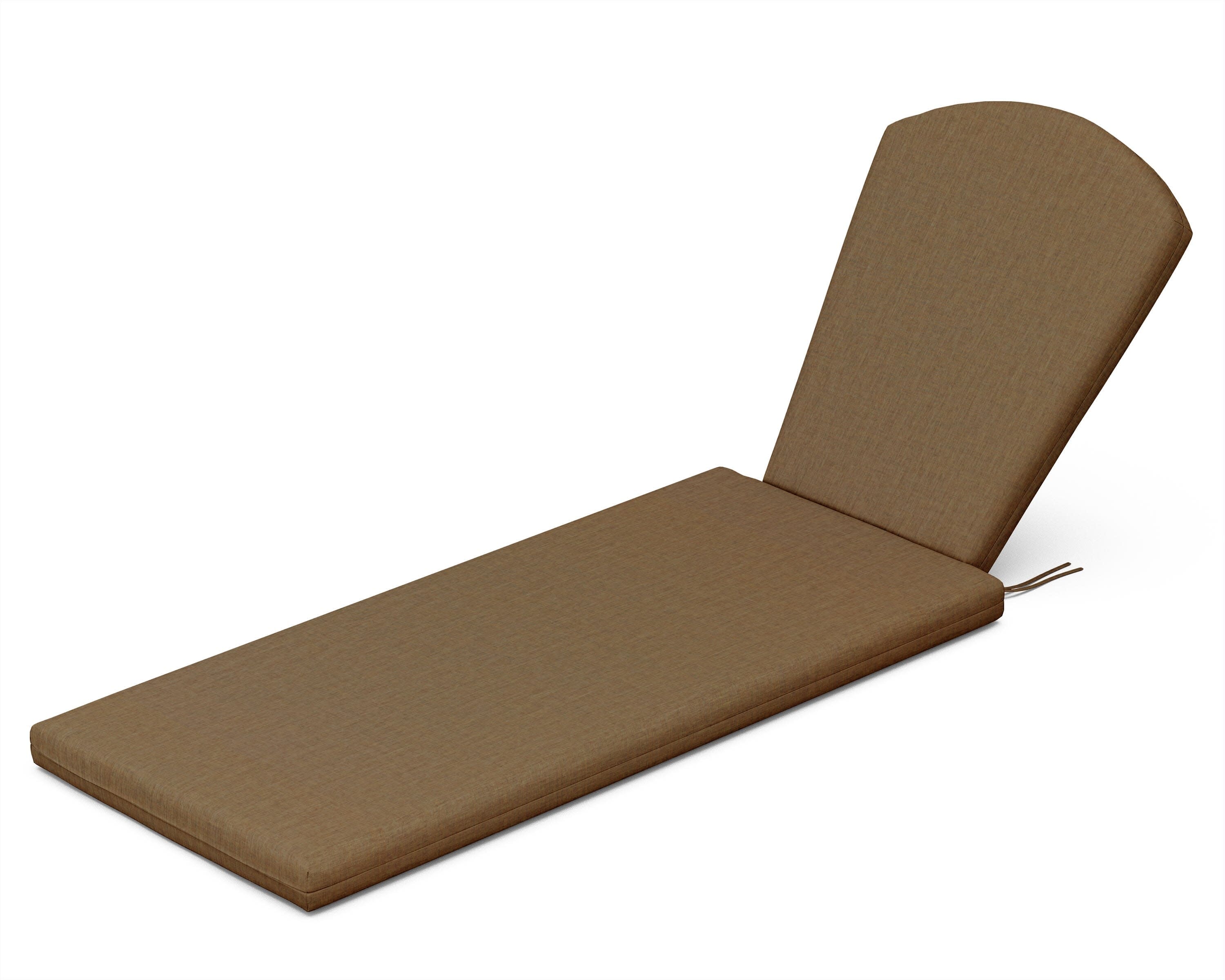 Chaise Cushion in Cast Teak