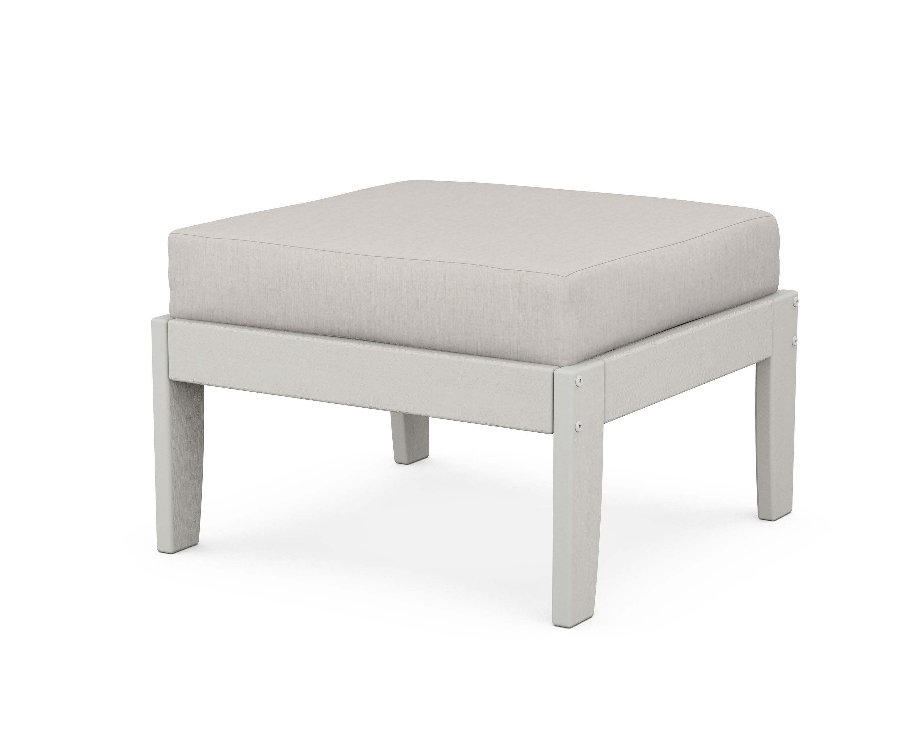 Modular Ottoman - Classic in Vintage White / Cast Ash