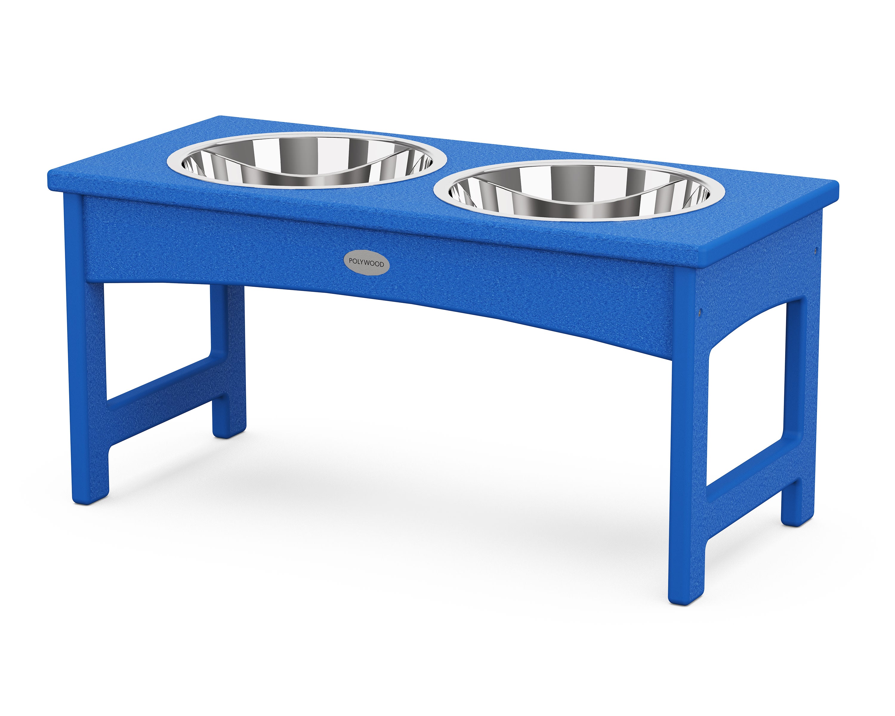 Pet Feeder in Pacific Blue