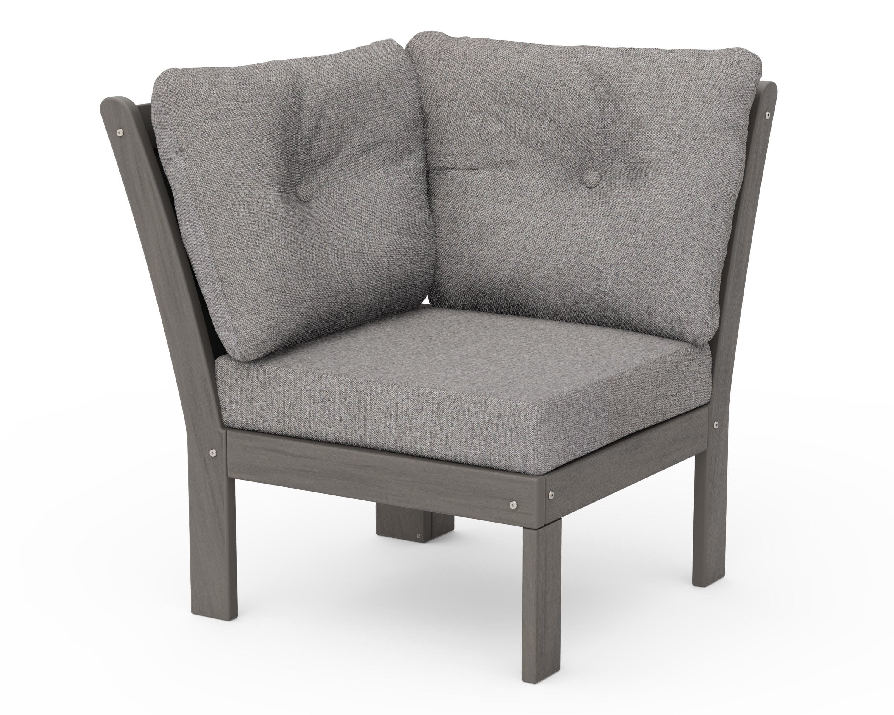 Vineyard Modular Corner Chair in Driftwood / Grey Mist