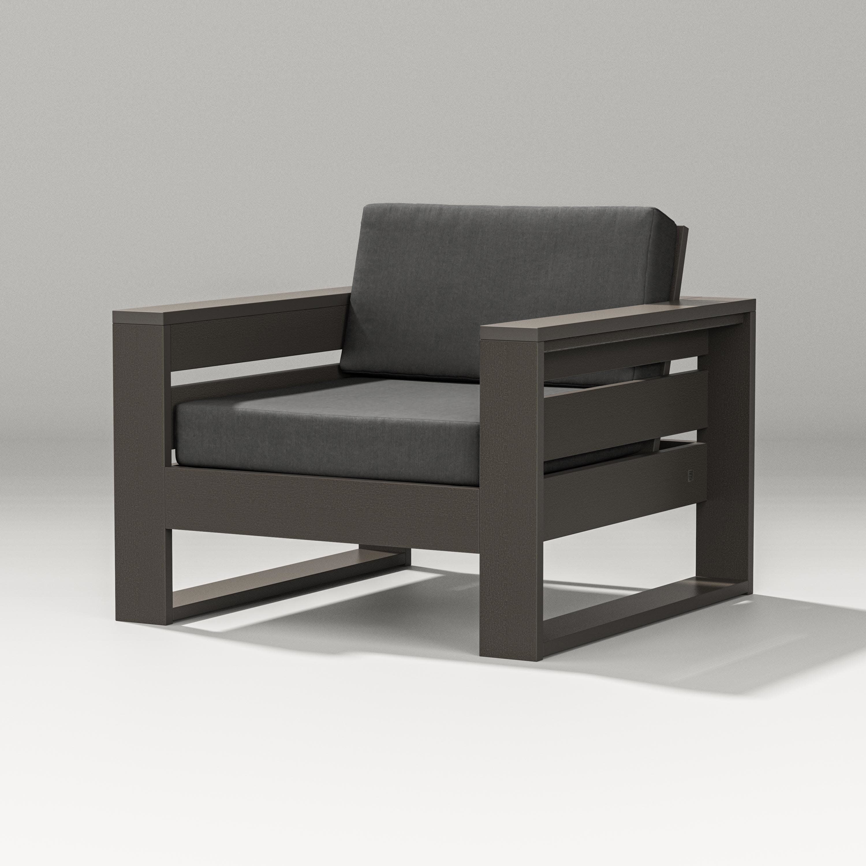 Latitude Lounge Chair in Vintage Coffee / Spectrum Carbon