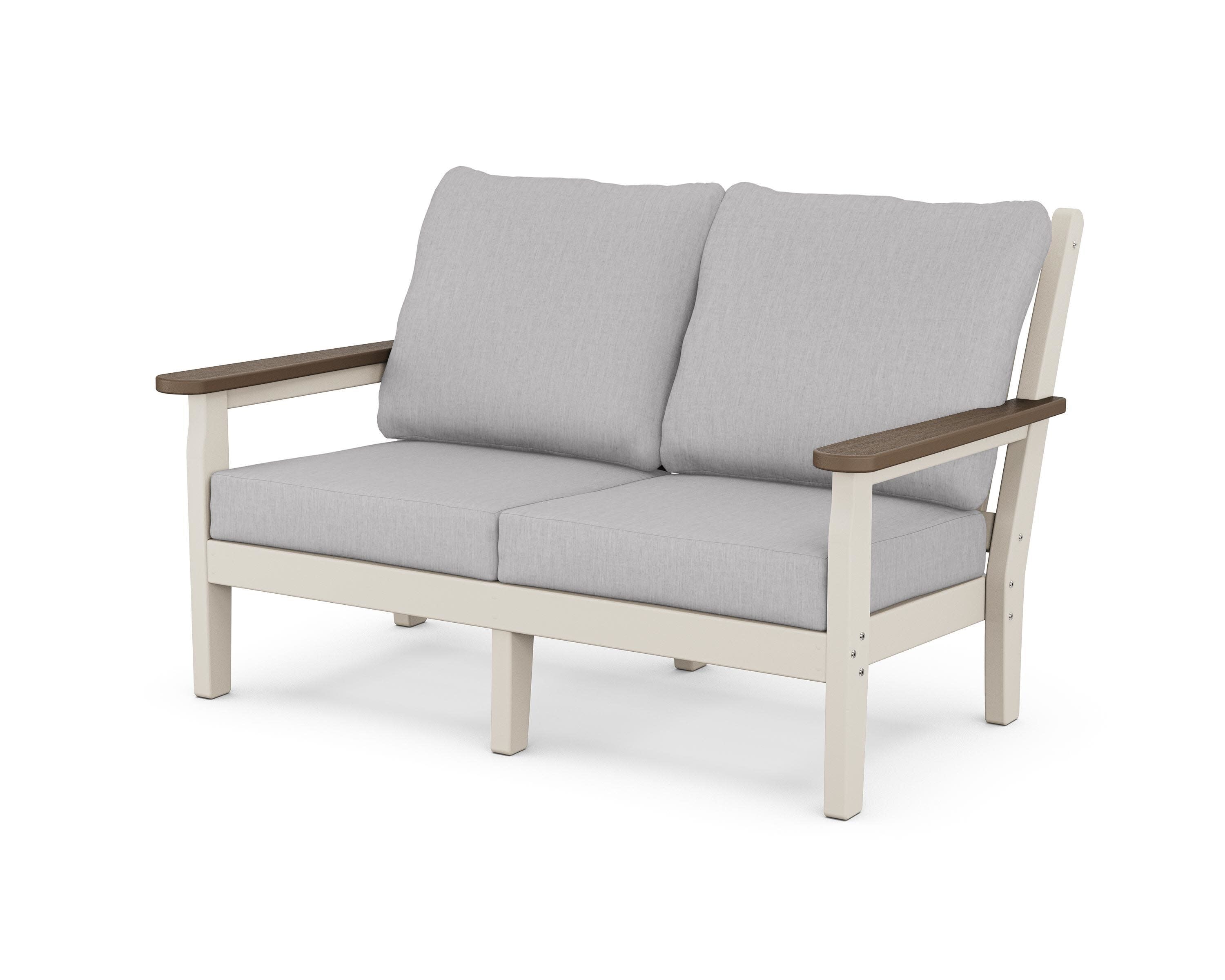 Chippendale Deep Seating Loveseat in Sand / Kona / Granite